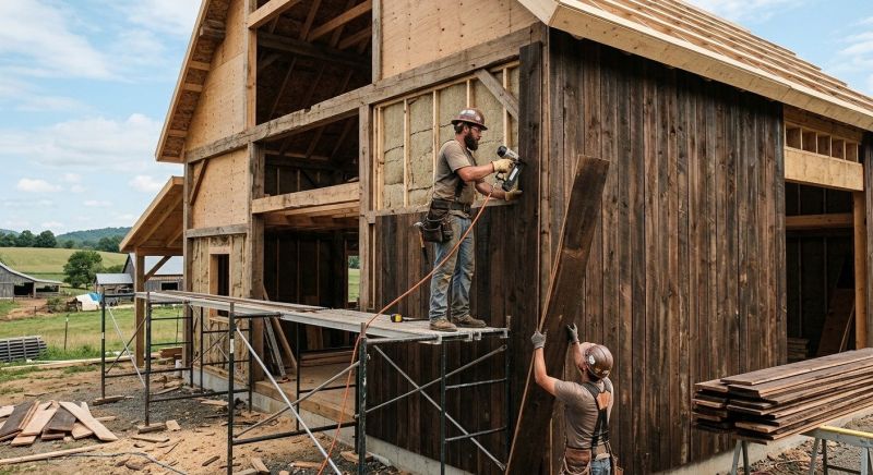 Barn Siding Installation in Portland, ME