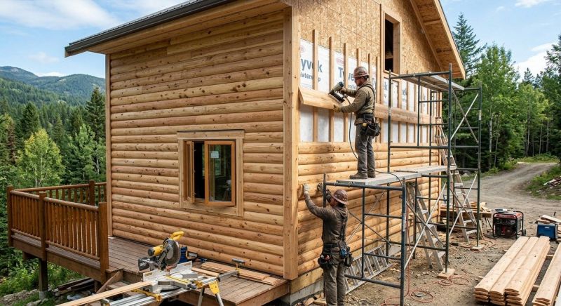 Barn Siding Installation in Wells, ME