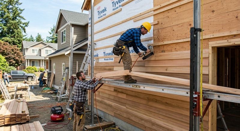 Barn Siding Installation in Wells, ME