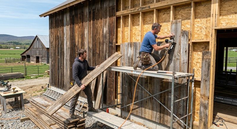 Barn Siding Installation in Windham, ME