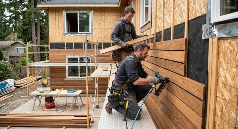 Barn Wood Siding Installation in Biddeford, ME