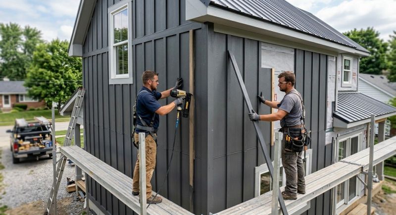 Batten Siding Installation in Limerick, ME