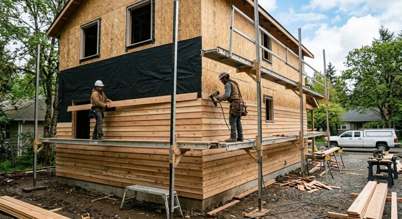Cedar Siding Installation in Lebanon, ME
