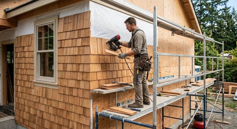 Cedar Siding Installation in South Berwick, ME