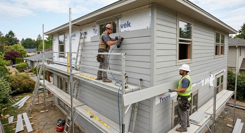 Cement Siding Installation in Hollis Center, ME