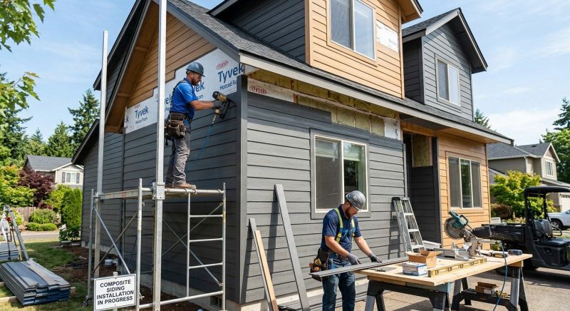 Composite Siding Installation in Biddeford, ME
