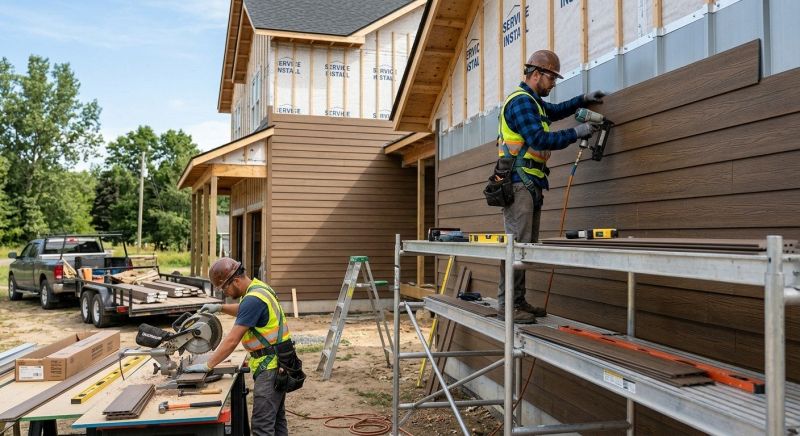 Composite Siding Installation in Steep Falls, ME