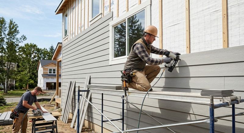 Faux Wood Siding Installation in Falmouth, ME