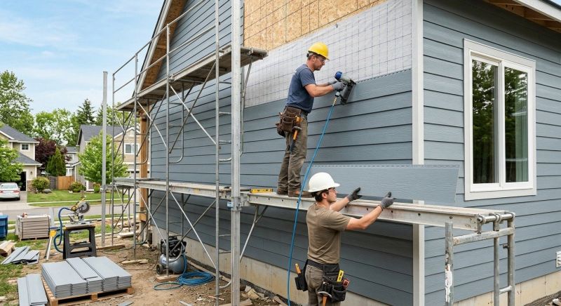 Fiber Cement Installation in Hollis Center, ME