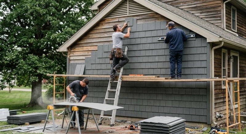 Fiber Siding Installation in Steep Falls, ME