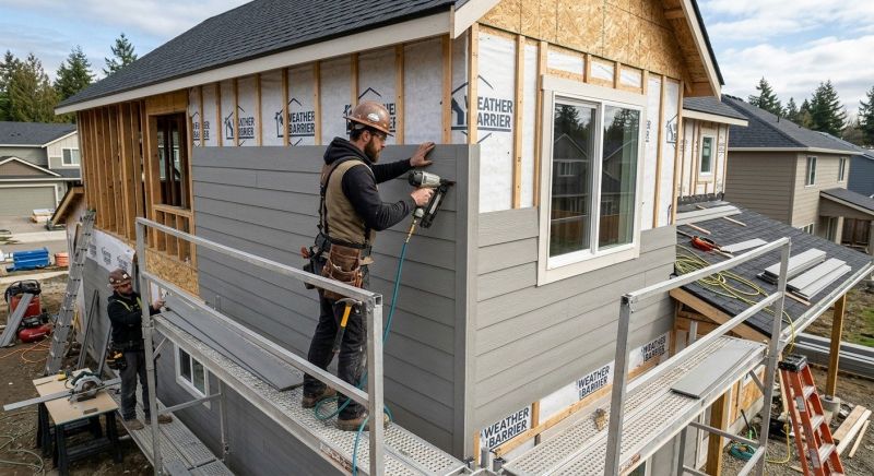 Fiber Siding Installation in York, ME
