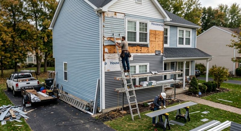 House Siding Installation in South Portland, ME