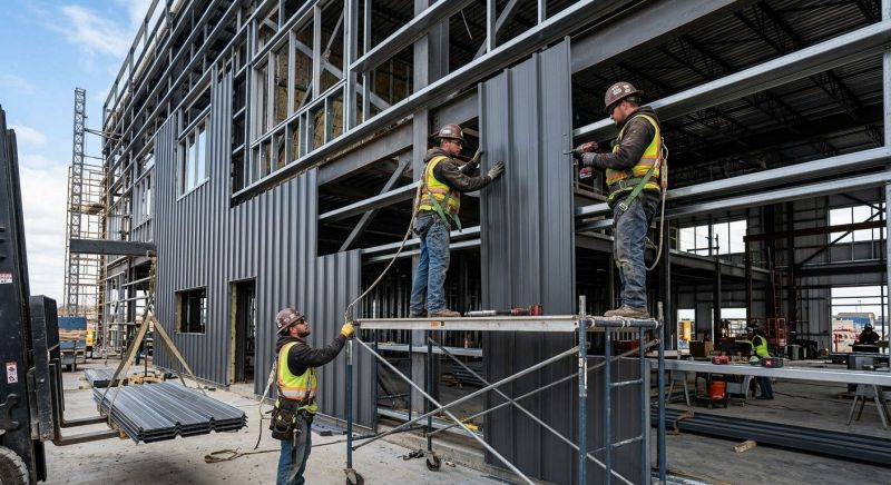 Metal Cladding Installation in Biddeford, ME
