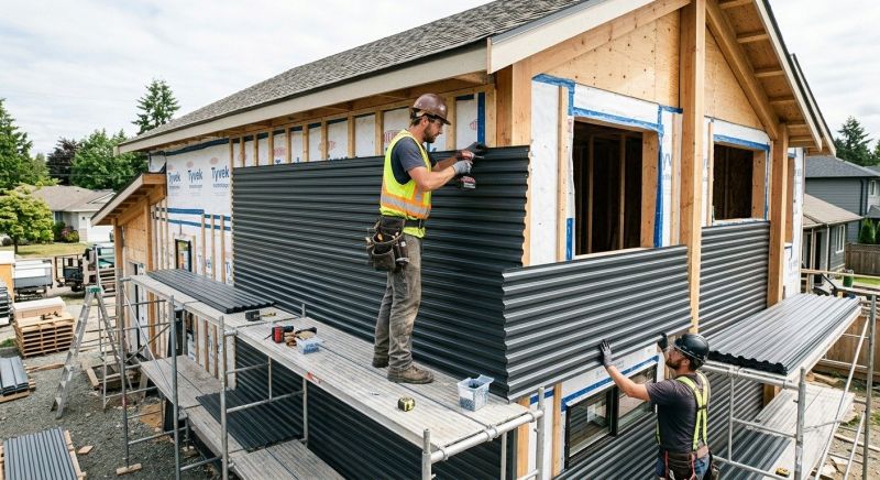 Metal Siding Installation in Falmouth, ME
