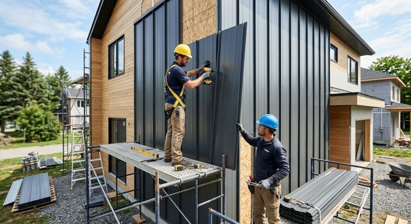 Metal Siding Installation in Falmouth, ME