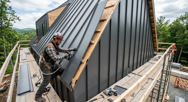 Metal Siding Installation in Hollis Center, ME