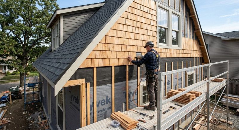 Shake Siding Installation in Steep Falls, ME