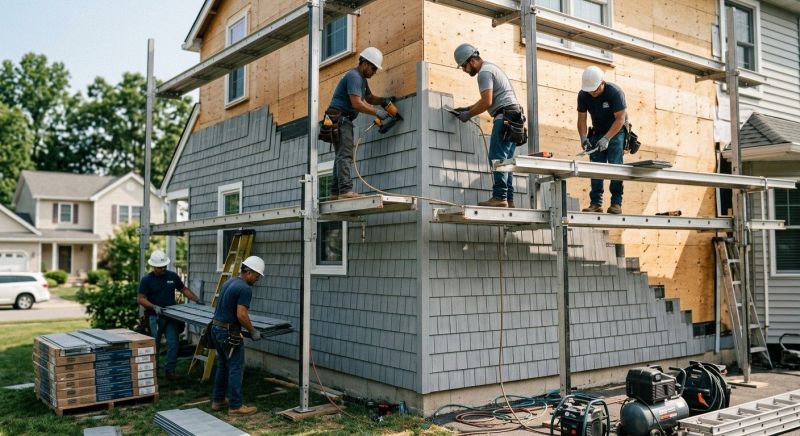 Shingle Siding Installation in Biddeford, ME