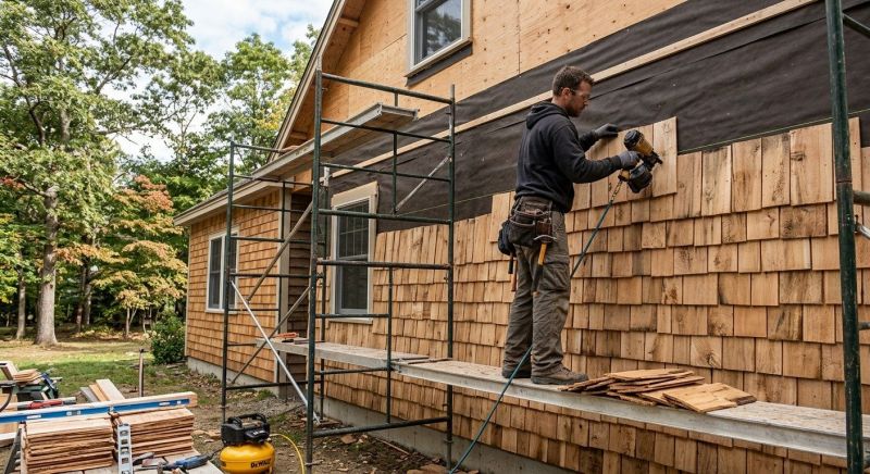 Shingle Siding Installation in Biddeford, ME