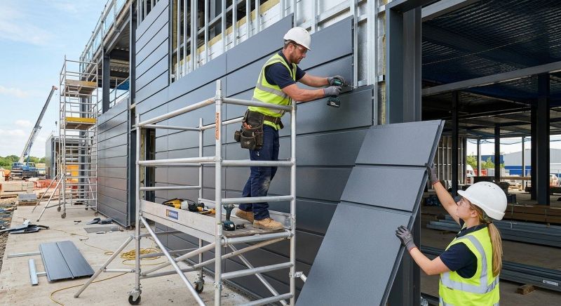 Steel Cladding Installation in Biddeford, ME