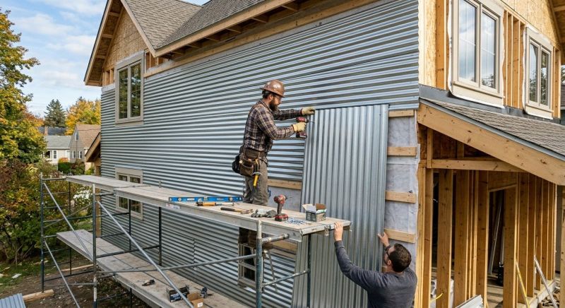 Tin Siding Installation in Biddeford, ME