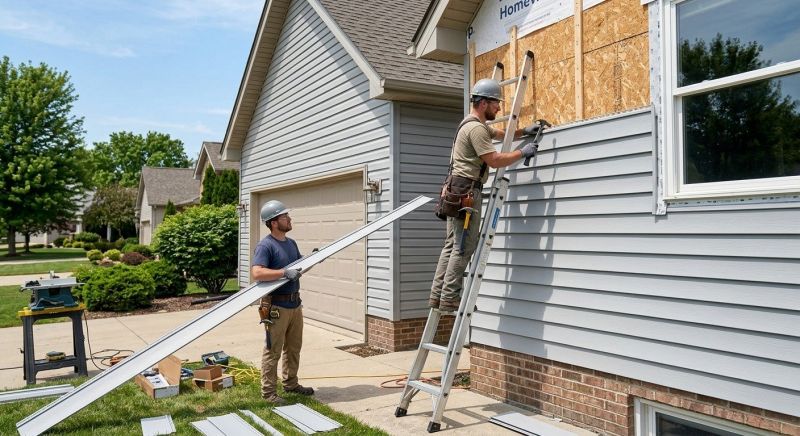 Vinyl Siding Installation in Hollis Center, ME