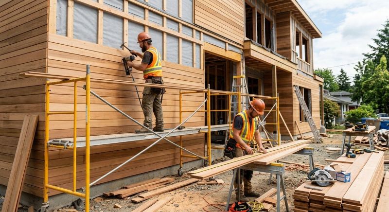 Wood Cladding Installation in Scarborough, ME