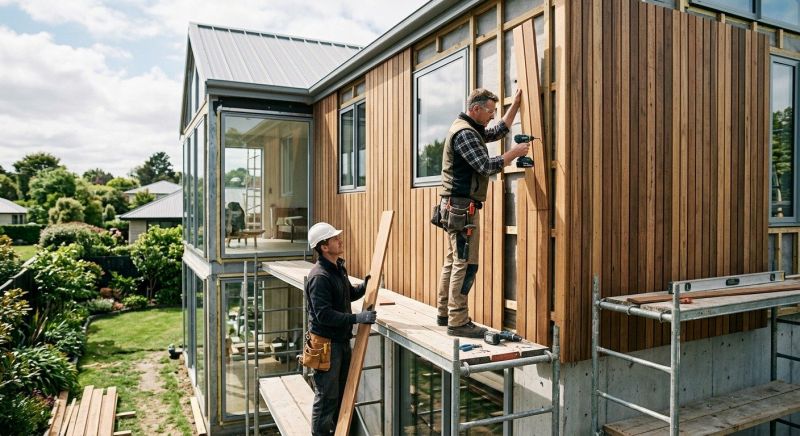 Wood Cladding Installation in Scarborough, ME
