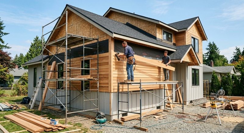 Wood Siding Installation in Limerick, ME