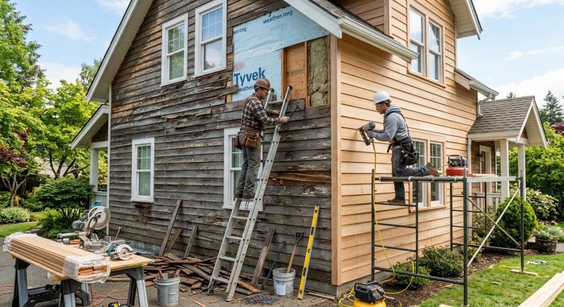 Wood Siding Replacement in Old Orchard Beach, ME